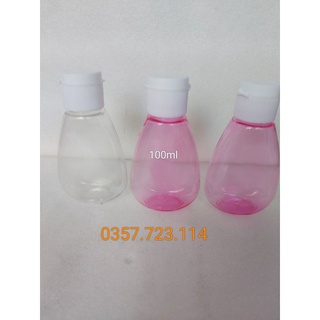 chai nhựa tam giác 100ml nắp vặn