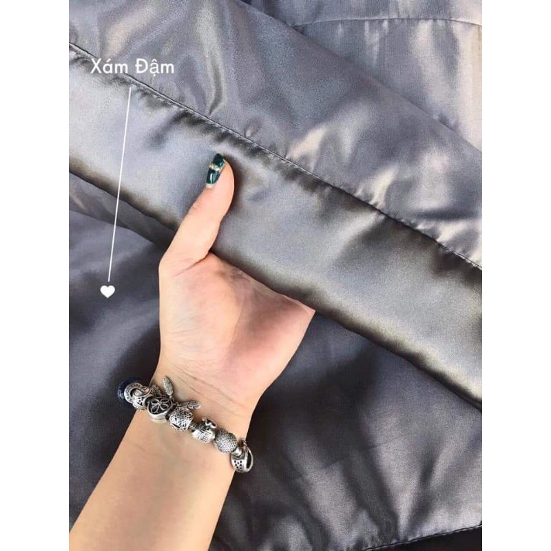 Mền phi lụa chần bông 1m8*2m