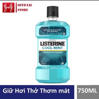 Nước súc miệng LISTERINE COOL MINT 750ml/CHAI
