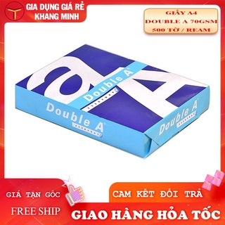 Giấy In A4 Double A 70gsm Nhập Khẩu Thái Lan Xấp 500 Tờ