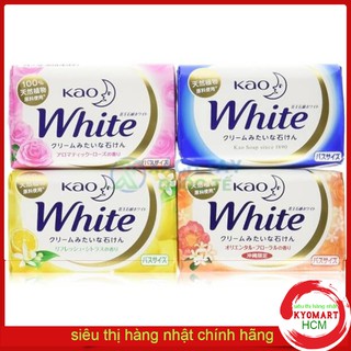 Xà phòng ( xà bông ) Tắm Kao White 130g số 1 Nhật Bản