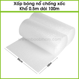 Xốp chống sốc 50cm x 100m, chống va đập, bảo vệ sản phẩm