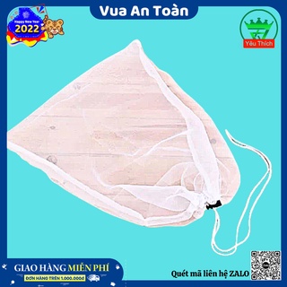 Túi Vải Lọc Trà, Vải Không Dệt Có Dây Rút Sử Dụng Được Nhiều Lần Kích Thước Lớn 34*37.5cm