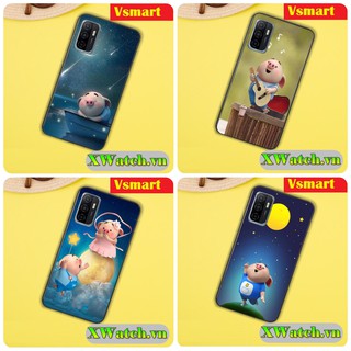 Ốp lưng dẻo TPU Vsmart Star 5 Active 1 Vsmart Joy1 Vsmart Active 1+ Vsmart Joy1+ Vsmart Live in hình Heo P1