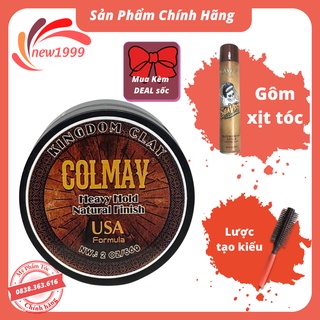 Sáp vuốt tóc nam Colmav tạo kiểu tóc tại nhà keo vuốt tóc giữ nếp 74gr bồng bềnh