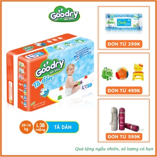 [Mã BMBAU50 giảm 7% đơn 99K] Bỉm Tã dán Goodry L38 bên bé yêu mỗi bước đầu đời