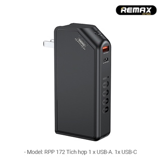 Cốc sạc đa năng tích hợp Pin Dự Phòng sạc nhanh Remax RPP-172 10000mAh Jany Series QC3.0 và PD max 22.5w