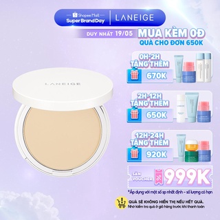 [Nhập mã COSSBDLAN22100 giảm 100k] Phấn phủ dưỡng ẩm Laneige Light Fit Pact 9.5 G