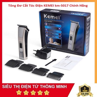 Tông Đơ Cắt Tóc, Điện KEMEI km-5017 Chuyên Nghiệp Cho Mọi Loại Đầu Cực Êm Cắt Tóc Cho Bé