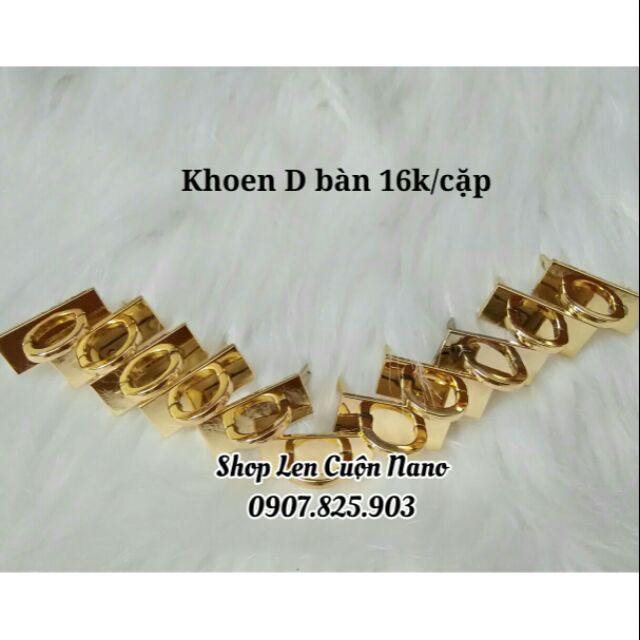 05 cặp Khoen D bàn