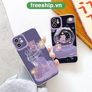 Ốp IPHONE Gấu Mây trăng sao ốp lưng iphone 13promax 6 6plus 7 plus 8 x xr xsmax 11 promax 12 pro max 11pro vuông