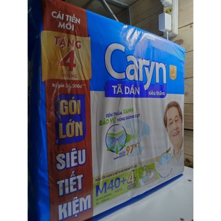 Bỉm tã dán người lớn Caryn M40 + 4 miếng