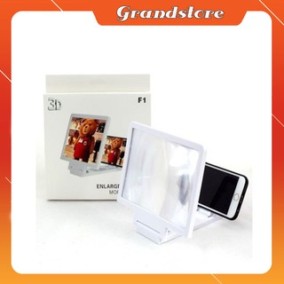 Kính phóng to màn hình điện thoại, tablet để bàn xem phim gấp gọn F1, giá đỡ điện thoại phóng đại màn hình đt xếp gọn