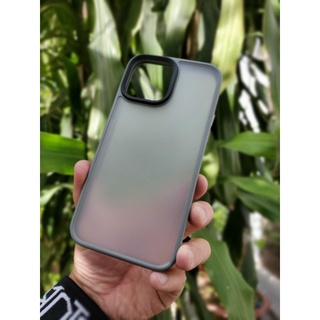 Ốp likGus nhám viền dẻo cho iPhone 13 Mini, 13, 13 Pro, 13 Pro Max chống sốc