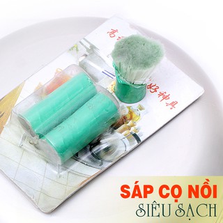 Dụng cụ miếng sáp-vỉ sáp cọ xoong nồi chảo siêu sạch 2 viên F297SP3