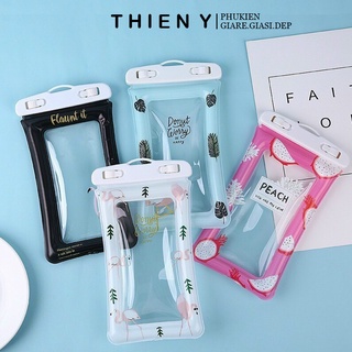 Túi đựng điện thoại chống nước nhiều màu sắc đa dạng hình thú dễ thương, chống nước tuyệt đối.