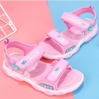 dép quai hậu bé gái size 32-37 siêu bền cao cấp LOVE TIM