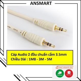 [Mã ELHACE giảm 4% đơn 300K] Dây kết nối loa 2 đầu 3,5 CHOSEAL dài 1,8M 3M