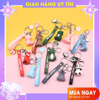 Móc khóa tạo hình thú siêu cute cho cặp đôi