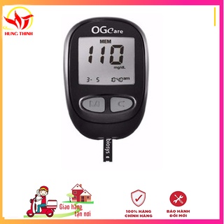 Máy Đo Đường Huyết OGCare Made In Italia Tặng kèm 25 Que Test