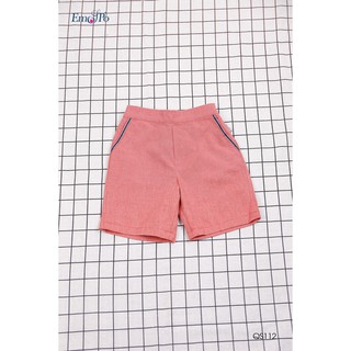 [Mã LTP50 giảm 50000 đơn 150000] Quần sooc suông giả jean cho bé trai Emspo QS1122 (Ghi, Đỏ)