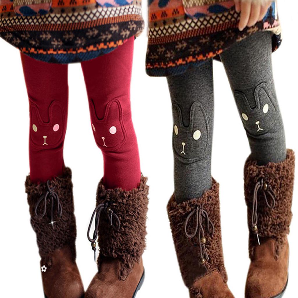 Quần legging dày giữ ấm cho bé gái