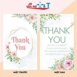 <GIÁ SIÊU RẺ> THIỆP CÁM ƠN -Thank You Card-100 CÁI