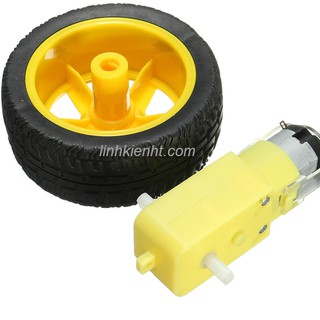 Động cơ giảm tốc mini + bánh xe