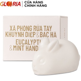 [Mã COSGLORIAT4 -8% đơn 250K] Xà Phòng Rửa Tay Khuynh Diệp &amp; Bạc Hà Hình Chú Thỏ Cocoon 45g