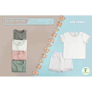 Nature Wear - Bộ cộc tay chui đầu vải thông hơi cho bé