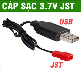 Dây cáp sạc pin 3.7v xe mô hình ô tô điều khiển đồ chơi trẻ em cổng JST