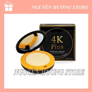 01 Phấn Phủ 4K Plus Micro Silk Two Way Thái Lan Kiềm Dầu &amp; Chống Nắng SPF30PA++