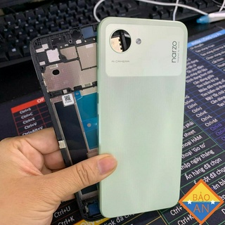 Bộ vỏ Realme Narzo 50i Prime ( Ko kính camera ) zin mấu máy chuẩn.