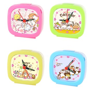 Đồng hồ để bàn tonton màu sắc ĐHBI16 đồng hồ báo thức cute