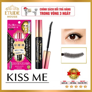 Hàng Nội Địa Nhật  Mascara Kiss Me chống nước, dài mi, cong mi Chuốt mi mascara Kissme không lem
