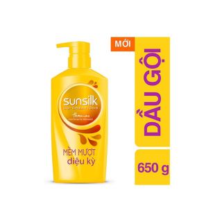 Dầu gội SUNSILK MỀM MƯỢT DIỆU KỲ 650G tặng khăn tắm