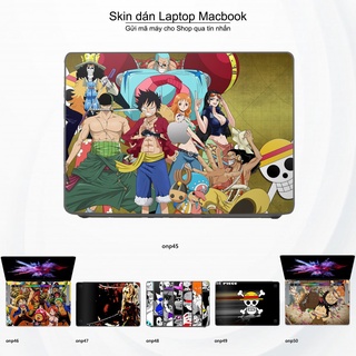 Skin dán Macbook mẫu One Piece (đã cắt sẵn, inbox mã máy cho shop)