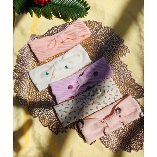 Turban nơ [LK-014]cho bé vải cotton tổ ong