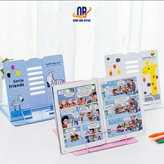 (HOT) Giá kẹp sách, đỡ sách, đọc sách chống cận thị cho bé - in hình đáng yêu - đa dạng màu sắc - 1 chiếc