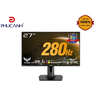 [Rẻ vô địch] Màn hình Asus TUF Gaming VG279QM 27Inch 1Ms 280Hz IPS (Bảo hành Hãng 36 tháng)