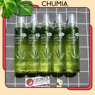 Xịt khoáng dưỡng ẩm nha đam Aspasia Moist Up Face Mist Aloe 150ml - chumia