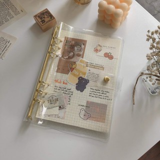 Bìa sổ còng Gold,Rose Gold, binder nhựa dẻo