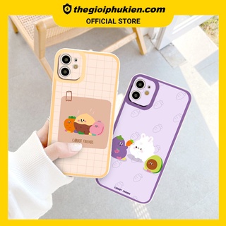 Ốp iphone - Ốp lưng iphone cạnh vuông Carrot friends dành cho ip 6 đến 14promax - ng230