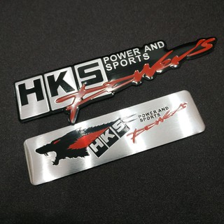 tem nhôm dán xe HKS power and sports