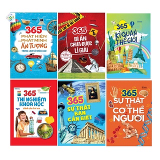 Sách: Combo 365 Cùng Con Khám Phá Thế Giới (Trọn Bộ 6 Cuốn) ml