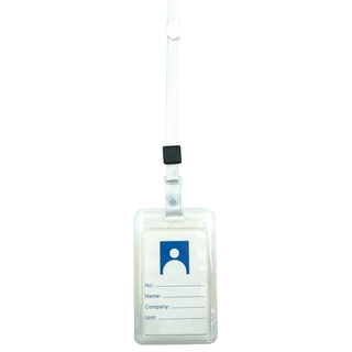 Bảng Tên Dọc Dây Nút Bảng Nhựa 2 Mặt Kejea 502 - Mẫu 6 - Xám Nhạt