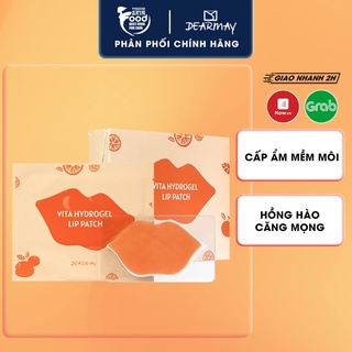 Mặt nạ môi dưỡng ẩm, mờ thâm cho môi hồng hào, mềm mại Hàn Quốc Dearmay Vita Hydrogel Lip Patch