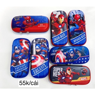 Hộp bút EVA siêu nhẹ hình siêu nhân Marvel spiderman người nhện