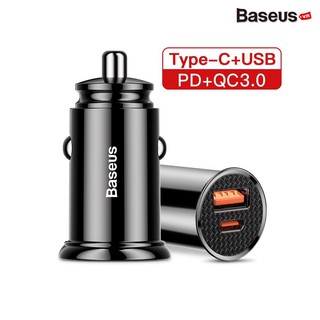 Tẩu sạc nhanh dùng cho xe hơi Baseus Circular 30W