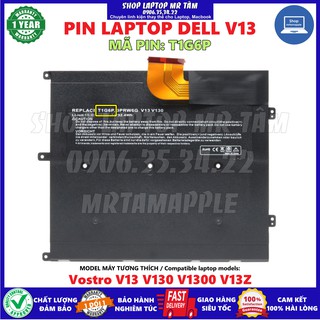 (BATTERY) PIN LAPTOP DELL V13 - 4 CELL - Latitude 13 Vostro V13 V130 V1300 V13Z